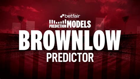Betfair Hub Brownlow Medal Predictor .